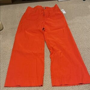 Size 28 Brand New MAEVE by Anthropology Burnt Orange Wide-Leg Pants 🔥
